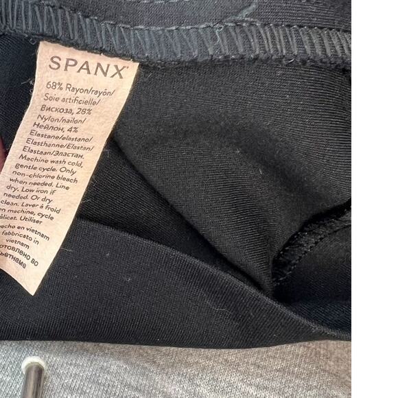 Spanx The Perfect Shift Dress A-line Classic Stretch Ponte Black Plus Size 1X - Picture 13 of 14